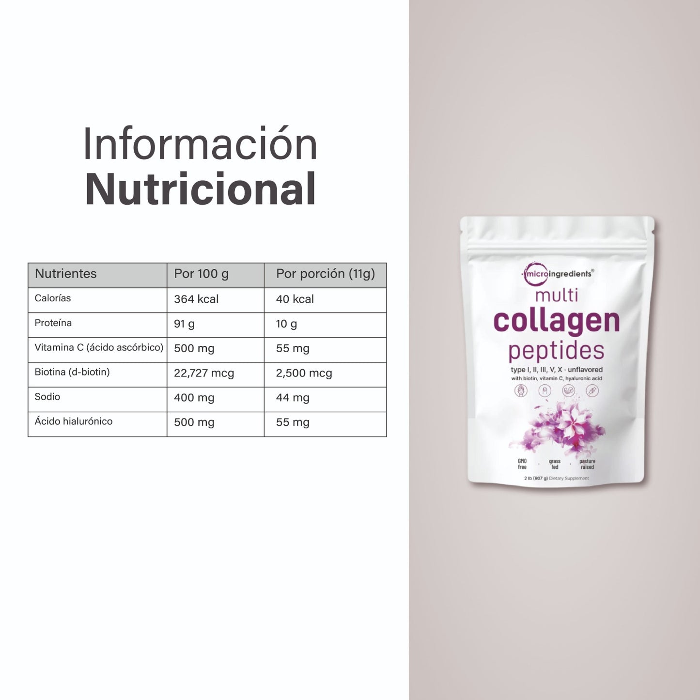 Multi Collagen Peptides - Rejuvenece tu Piel, Cabello y Articulaciones, ¡Compra 1 y Lleva 1 gratis!